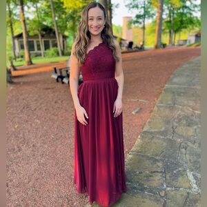 Azazie Demi Bridesmaid Dress, Size 6